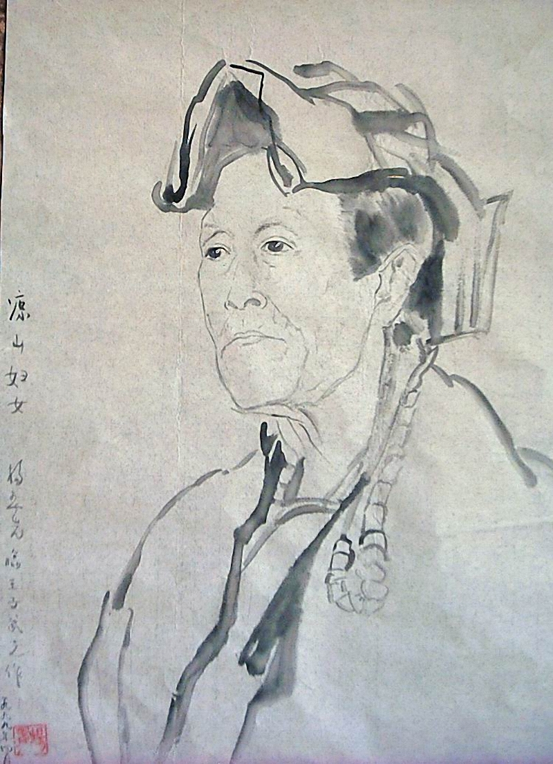 临摹王子武人物画(二)