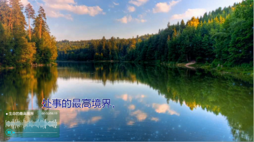 生命的最高境界
