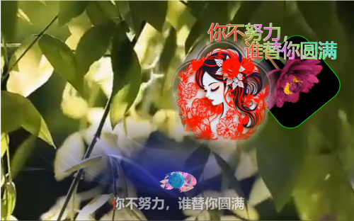 你不努力，谁替你圆满